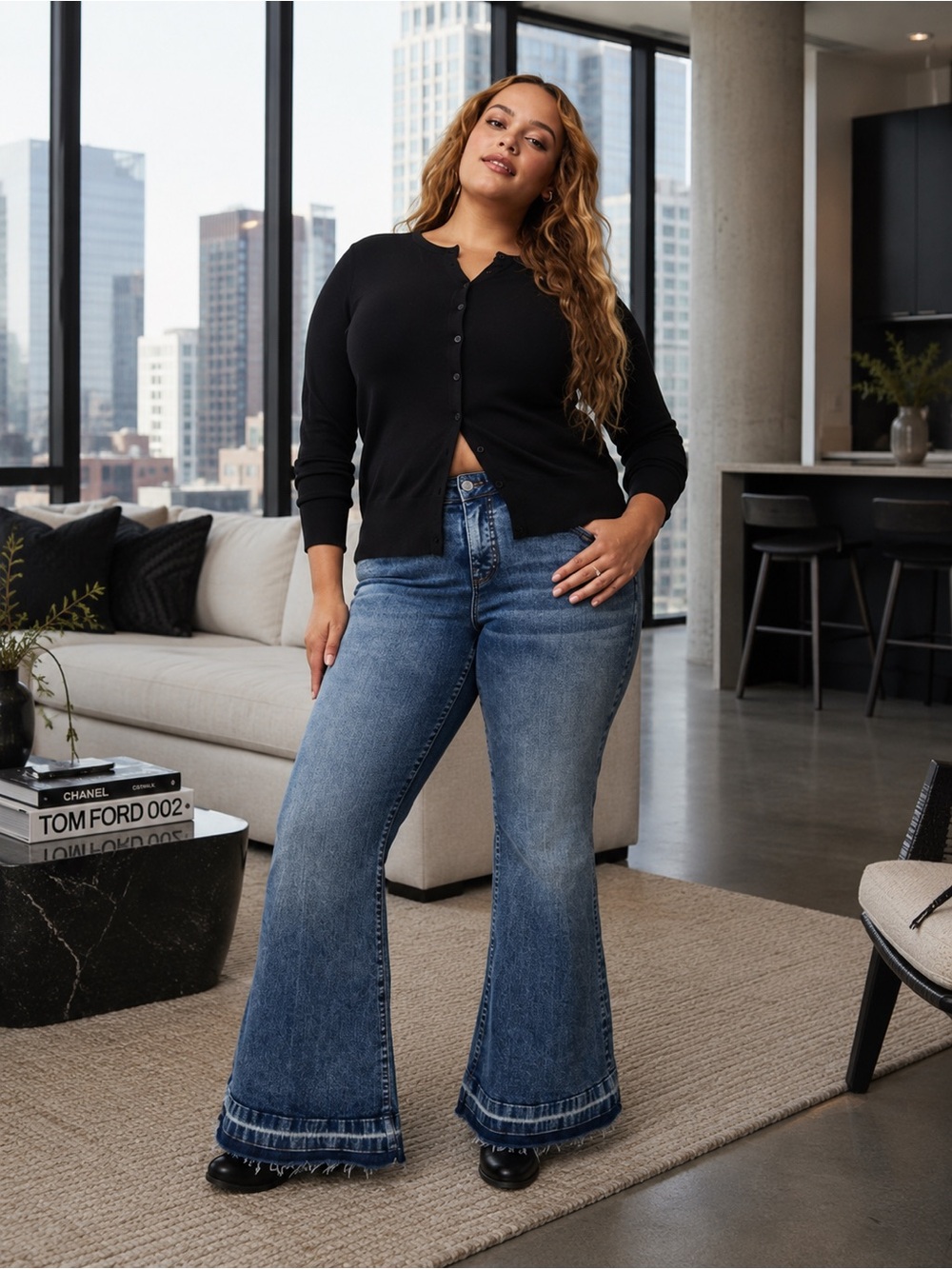 torrid Perfect Super Flare Vintage Stretch Medium Wash Jeans